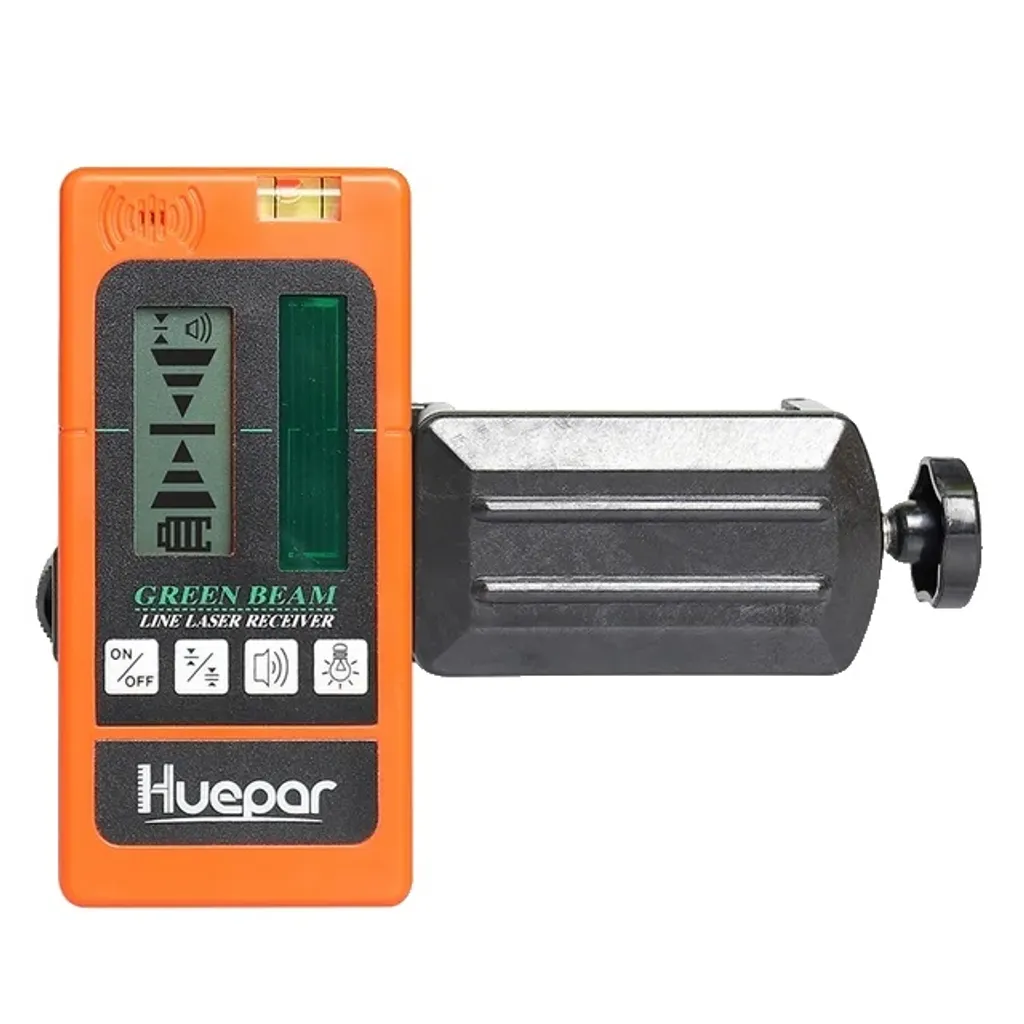 Récepteur Laser Haute Visibilité Orange avec Technologie de Ligne Pulsée