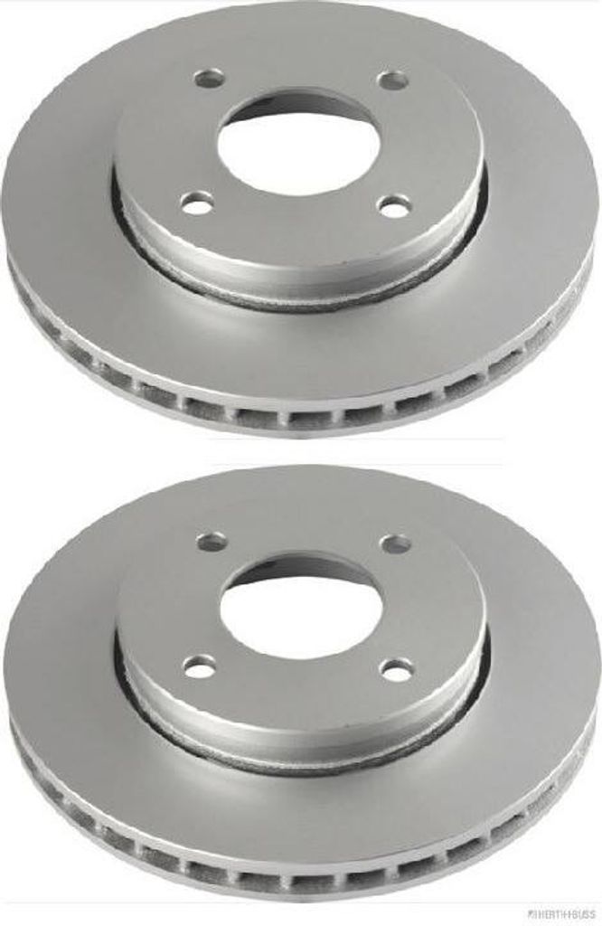 2 Jakoparts Bremsscheiben vorne für Mitsubishi Colt Smart Forfour