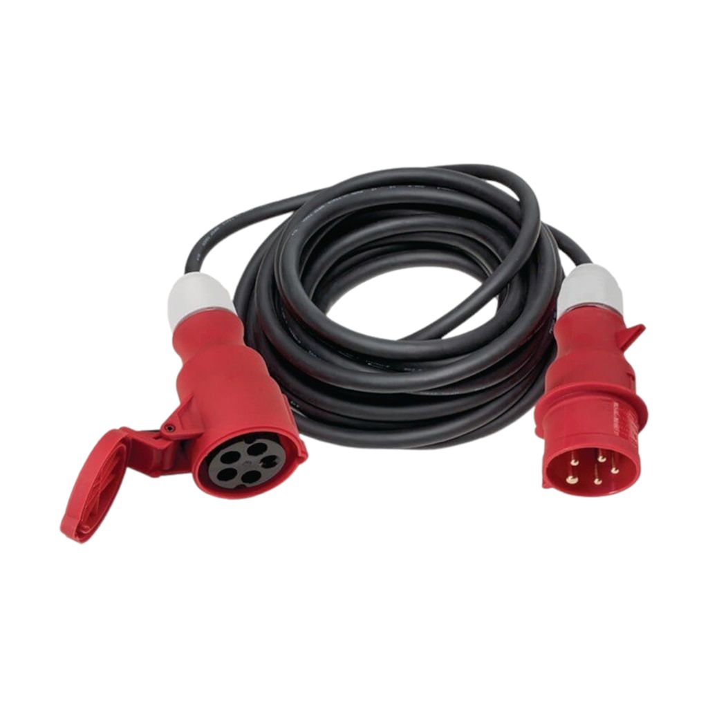CEE-Verlängerung 16 A 400 V 25m H07RN-F 5x2,5mm² schwarz Produktbild 
