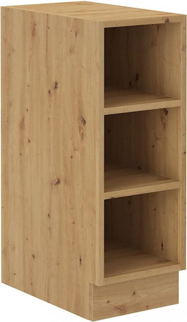 Unterschrank LUNARA – Breite 30 cm, Eiche (handwerklich gefertigt)