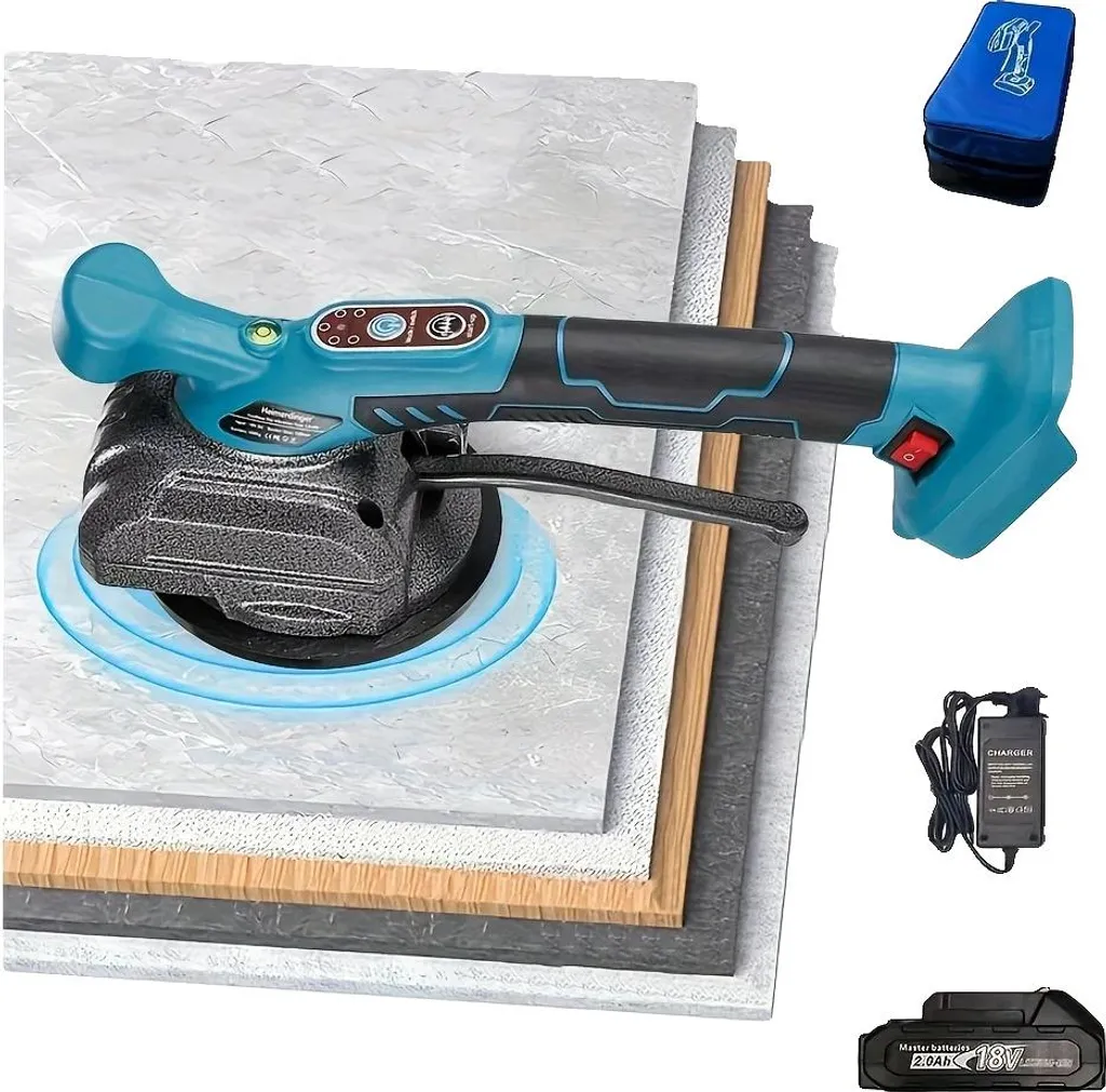Machine de pose de carrelage 1000W sans fil avec ventouse de 12cm