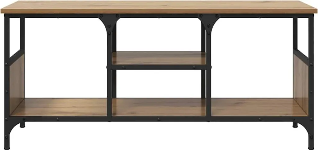 Offerta Mobile TV 100cm Rovere Artisan e Ferro - Robusto e Moderno - 5