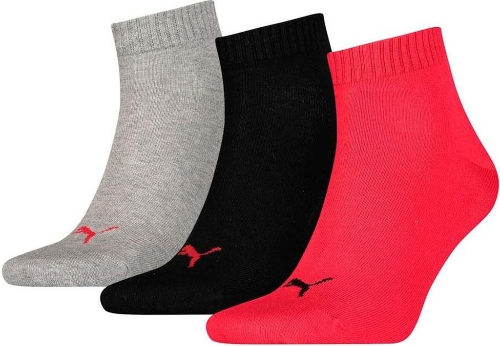 Puma Plain Quarter Kurze Socken 3 Paare Mehrfarbig EU 43-46 Mann Mehrfarbig EU 43-46
