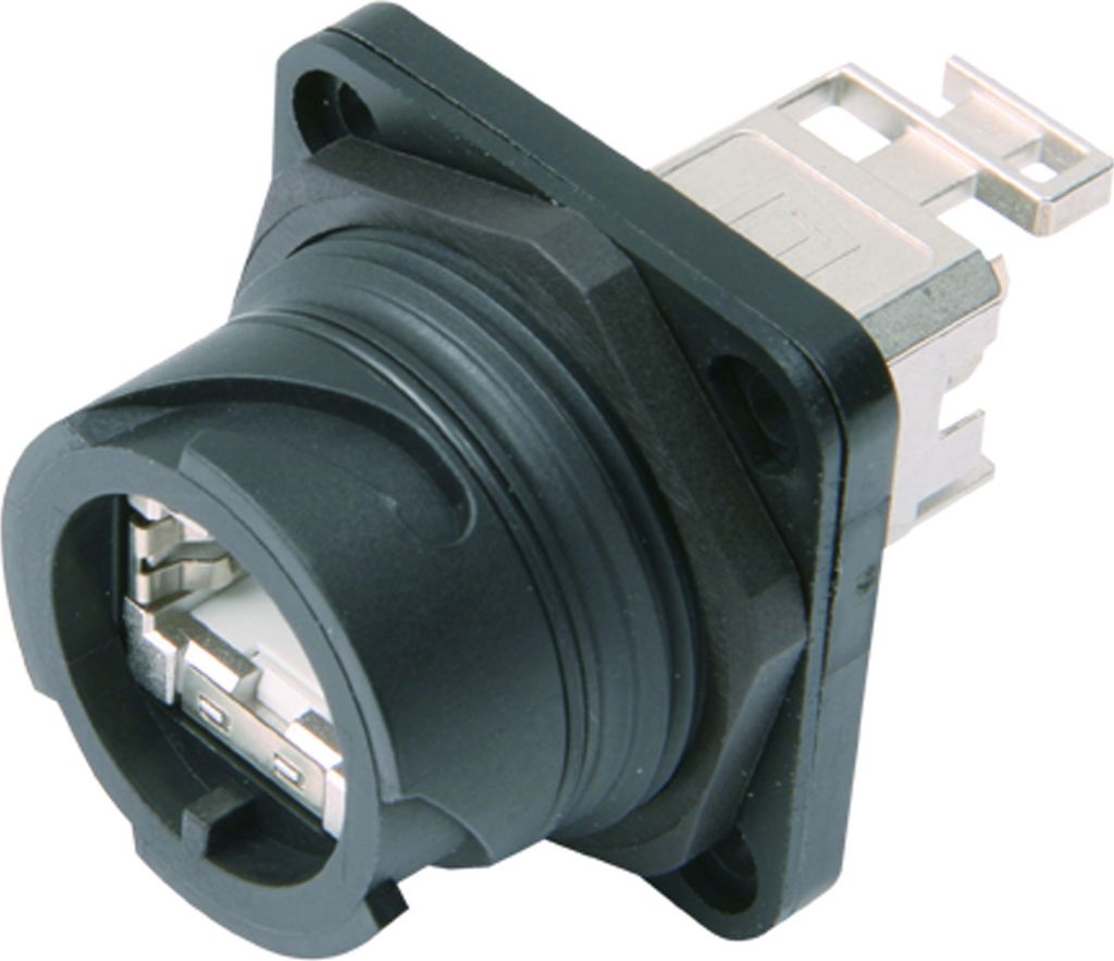 TELEGÄRTNER STX V1 Flanschset, RJ45 Modul A Cat.6A (ISO)