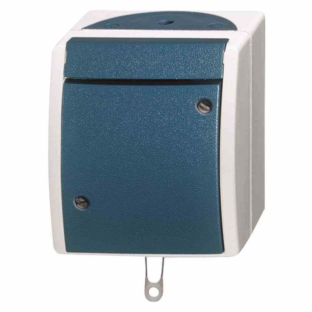 BUSCH-JAEGER Wechselschalter grbl/gn m ocean Zugschnur AP IP44