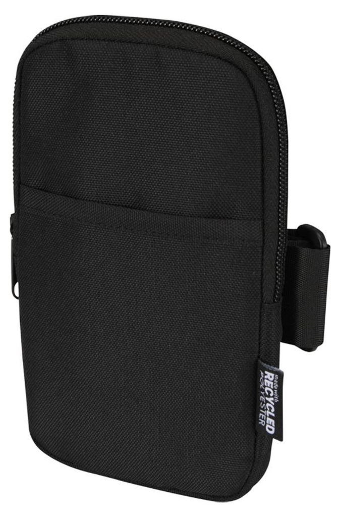 Floso - Tragetasche für Wasserflaschen, recyceltes Material PF5057 (Einheitsgröße) (Schwarz)