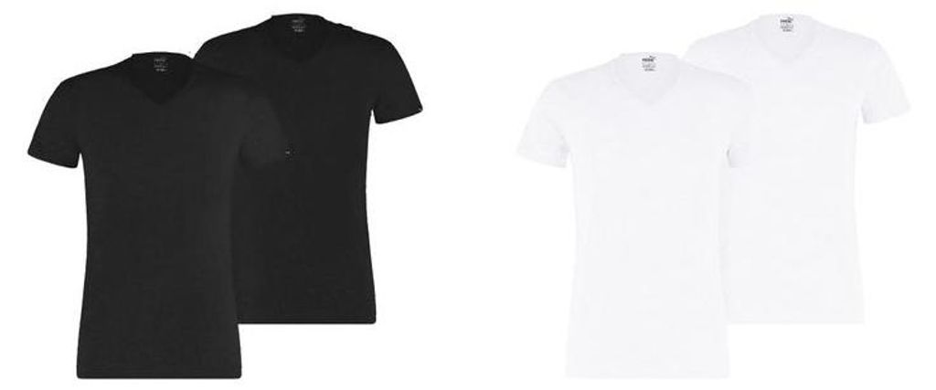 2-pack PUMA Basic tričká s výstrihom do V Obrázok produktu 