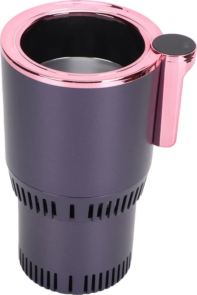 Mug chauffant voiture 12V inox portable avec couvercle étanche voyage