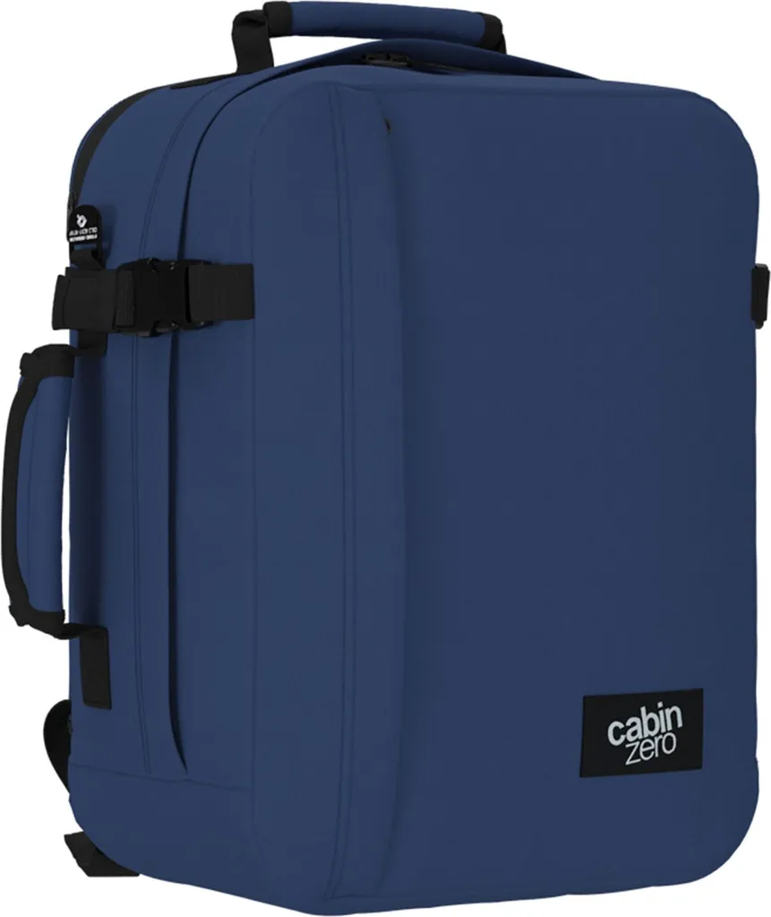 CabinZero Classic Tech 28L Navy : Sac Ultra Léger avec Protection PC - 6