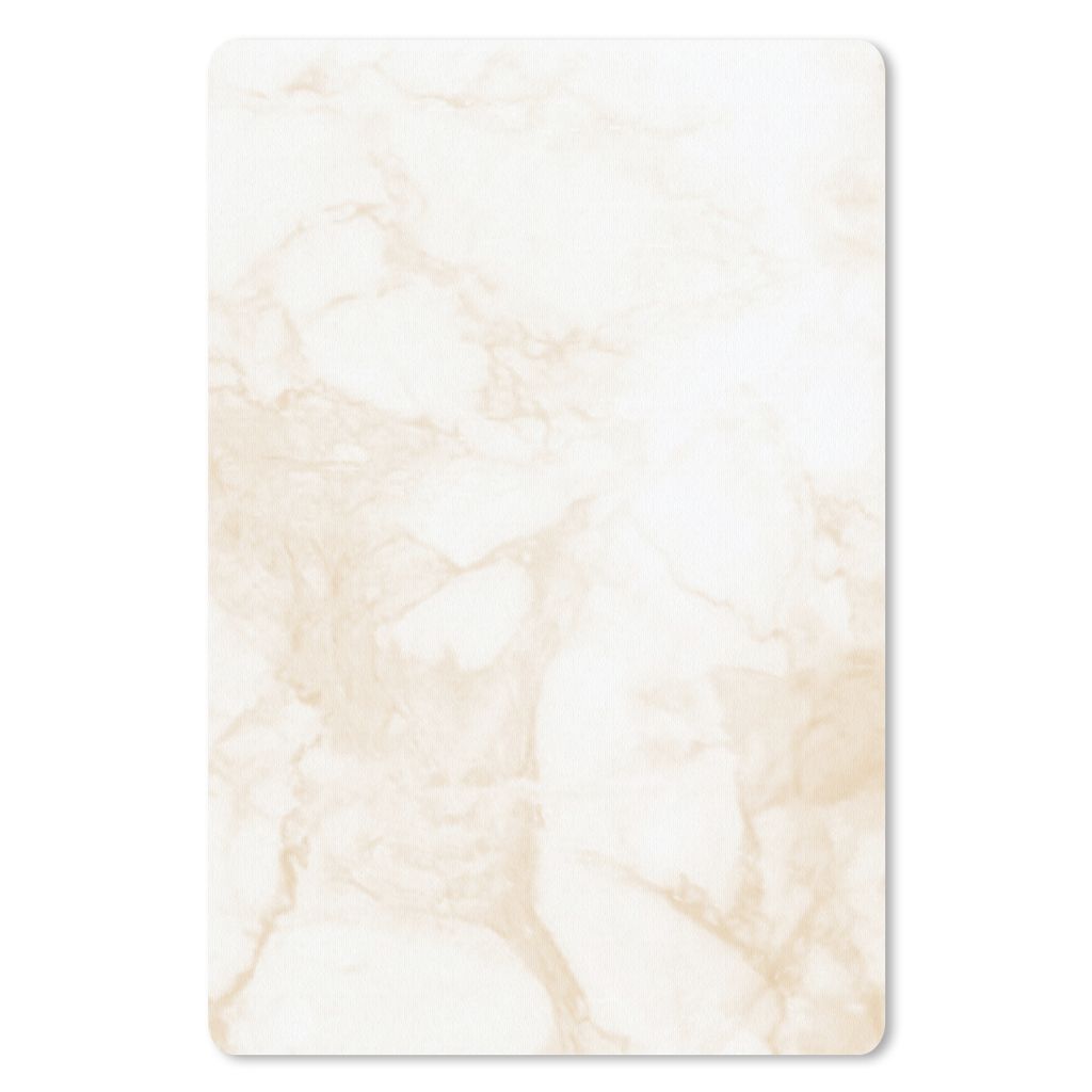 MuchoWow Mauspad Mousepad Marmor - Weiß - Gold - Luxus 40x60 cm - Mousepads - Maus Mat - Pad - Mausunterlage - Schreibtisch Accesoire