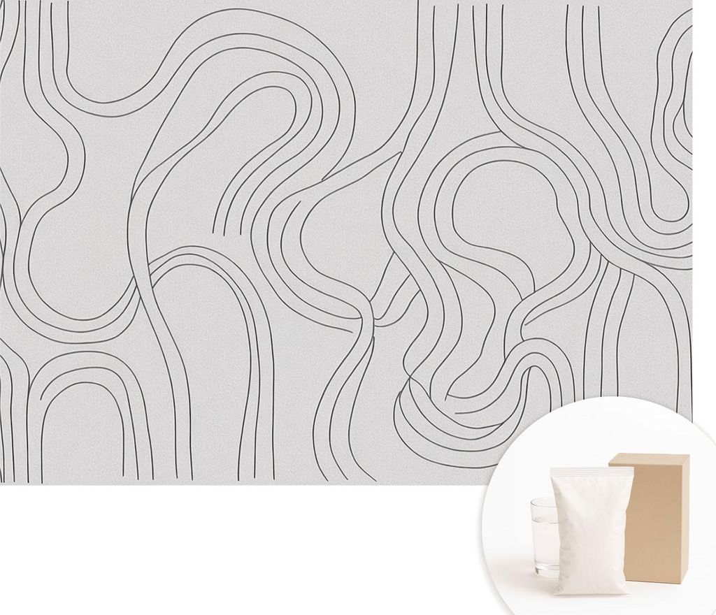 Fototapete - Wandbilder für Wohnzimmer - 208x146 cm - Dekorative Wandfolie - Modernes Design für Wanddekoration - Tapeten für Innenräume - -Linien