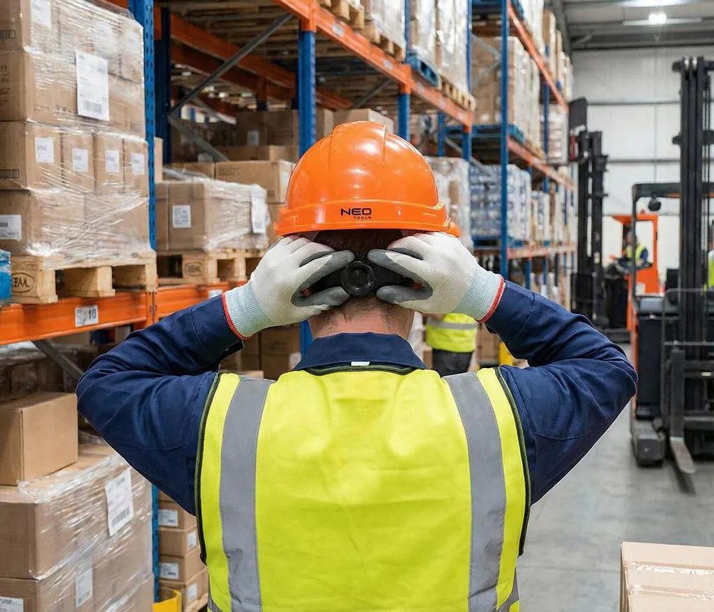 Casque de protection forestière complet avec visière et antibruit réglable - 5