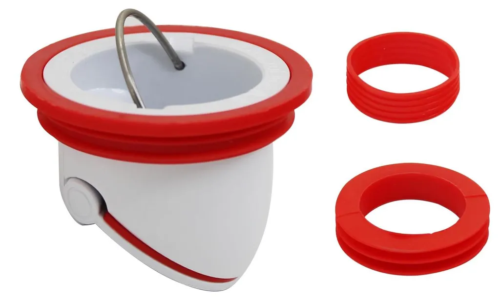 Siphon anti-odeur 40-48mm avec clapet anti-retour pour douche et évier