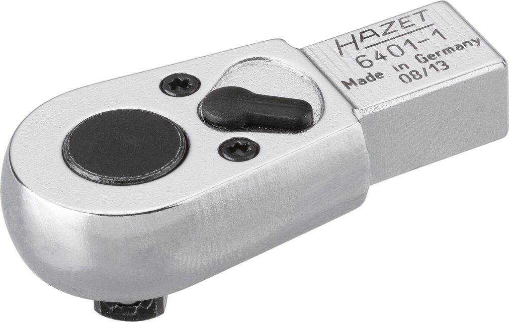 HAZET Einsteck-Umschaltratschenkopf Drehmomentschlüssel 6401-1 46,5mm Chrom-Vanadium-Stahl