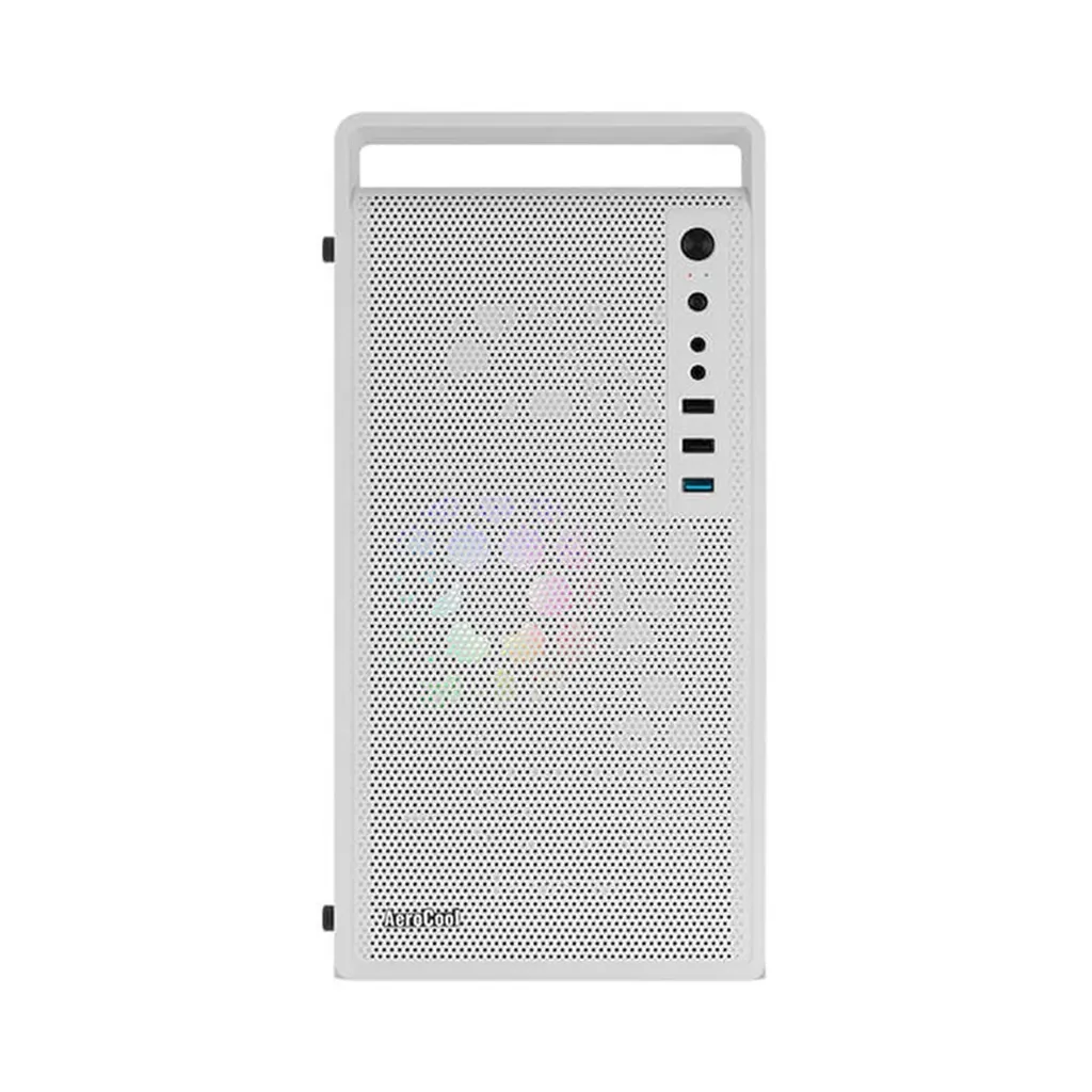 Boîtier PC Blanc Compact Aerocool CS-109 pour Bureau et Gaming - 2