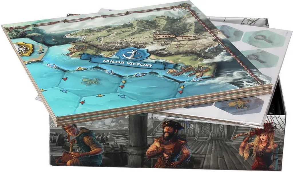 Jeu de Déduction Sociale Feed the Kraken - Version de Base Multilingue - 9