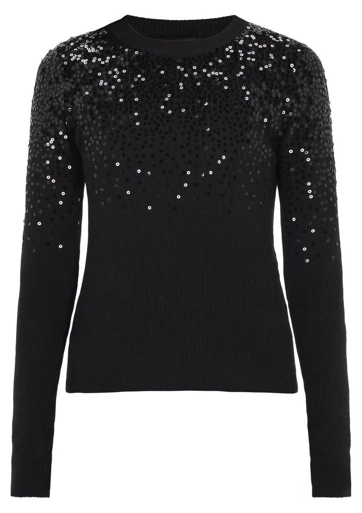 LYNNEA damen pullover - schwarz,XS/S