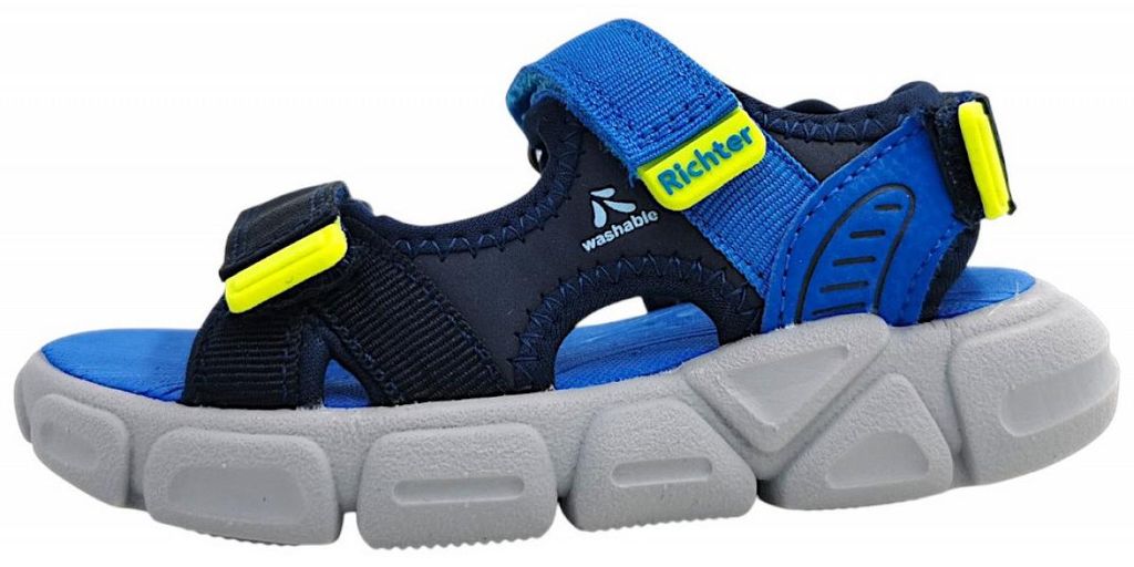 Richter Kinderschuhe Jungen Sandalen Blau Freizeit, Schuhgröße:32 EU