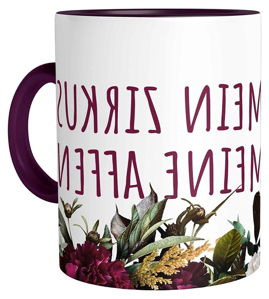 Nicht mein Zirkus, nicht meine Affen Tasse mit Spruch