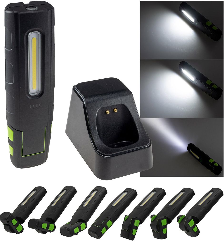 LED Stableuchte Akku 'FlexiLED 880', Magnetfuß, 10W Produktbild 