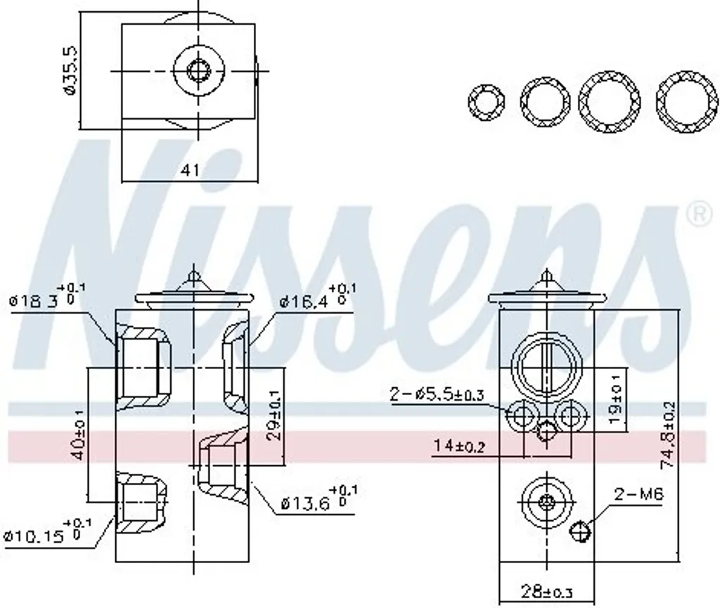 Réparer climatisation RENAULT Kadjar : Valve d'expansion NISSENS 999457
