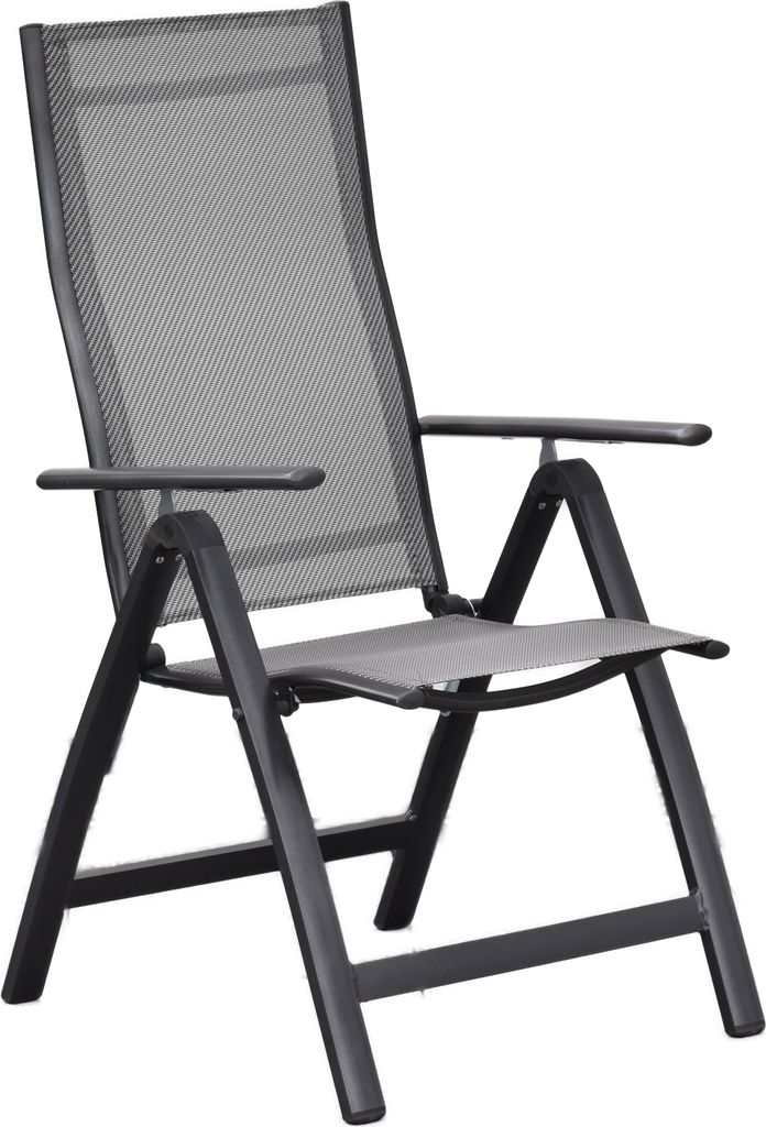 Merxx Klappsessel "Carrara" 2er Set - Aluminiumgestell Produktbild 