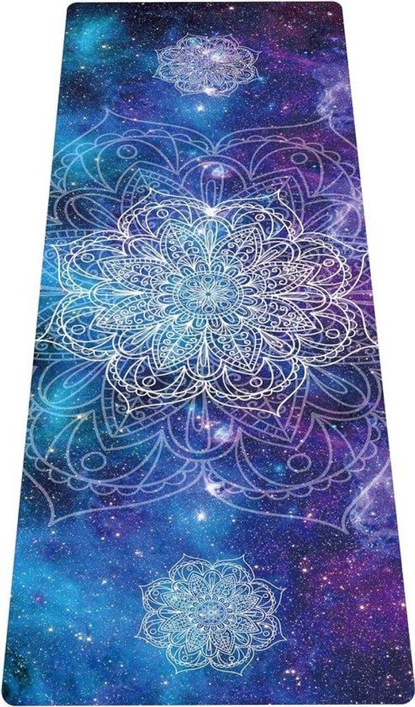 Reise-Yogamatte, aufklappbar, leicht, 183x61cm, ideal für Yoga, Pilates