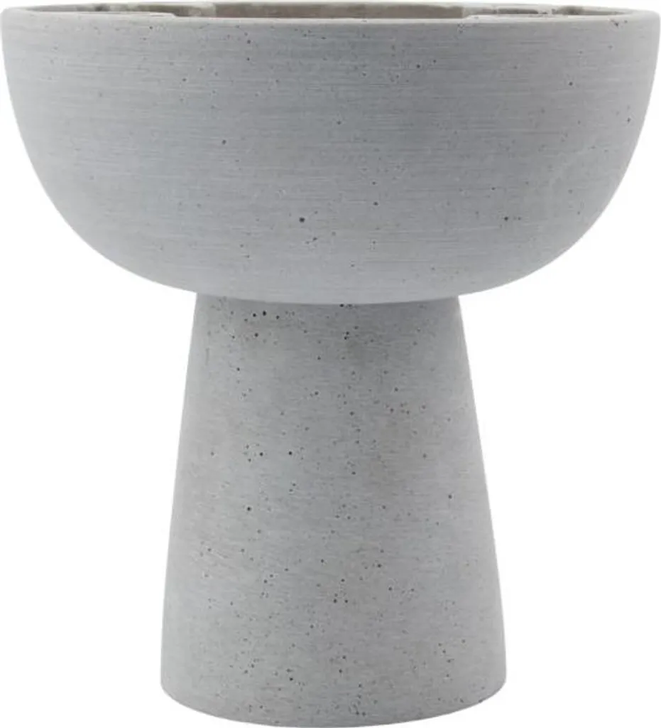 Suspension Design en Pierre Grise Marb Ø21cm - Luminaire Plafonnier Zen