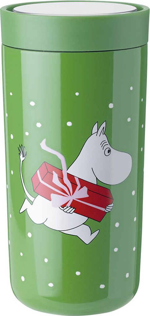 Stelton x Moomin - To Go Click Isolierbecher 0,4 Liter, Moomin Present