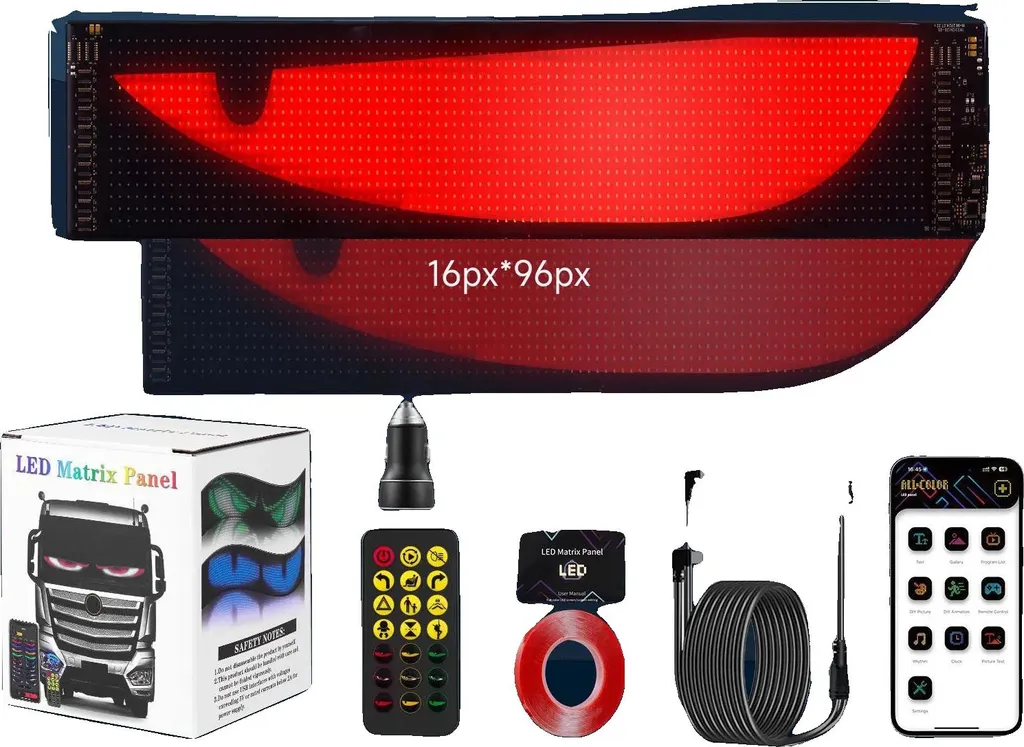 Contrôlez vos installations avec ce voyant LED programmable double écran