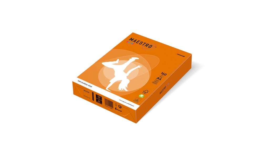 Mondi Maestro Color orange 80g A4 100 Blatt Produktbild 