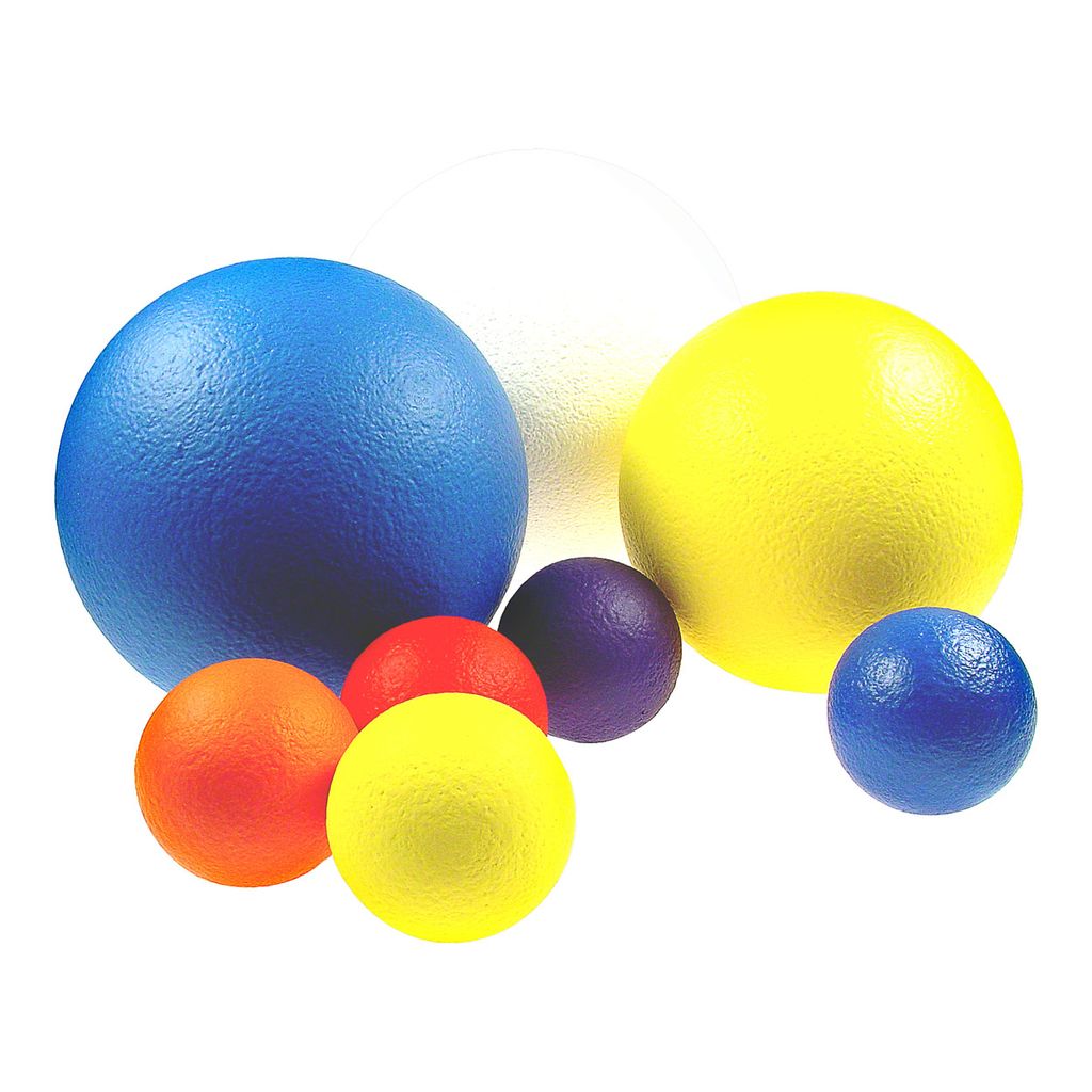 Spielball aus Schaumstoff Schaumstoffball Softball unbeschichtet