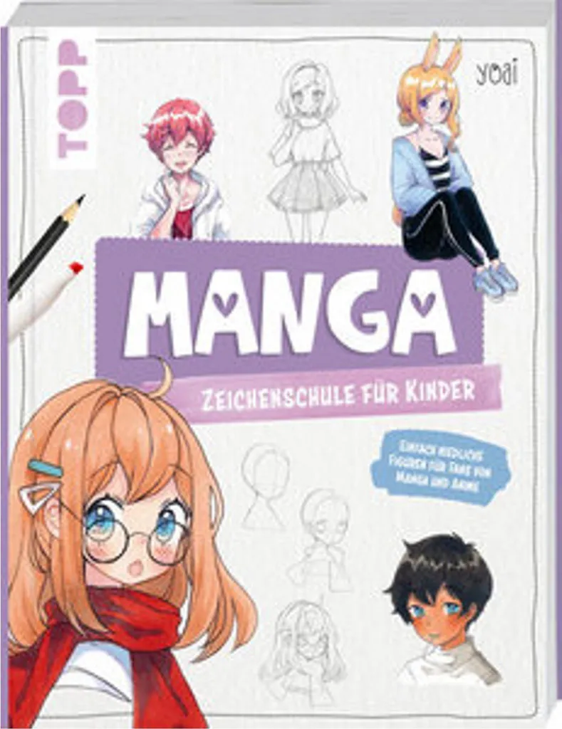 frechverlag École de dessin manga enfants 29009 livre apprentissage
