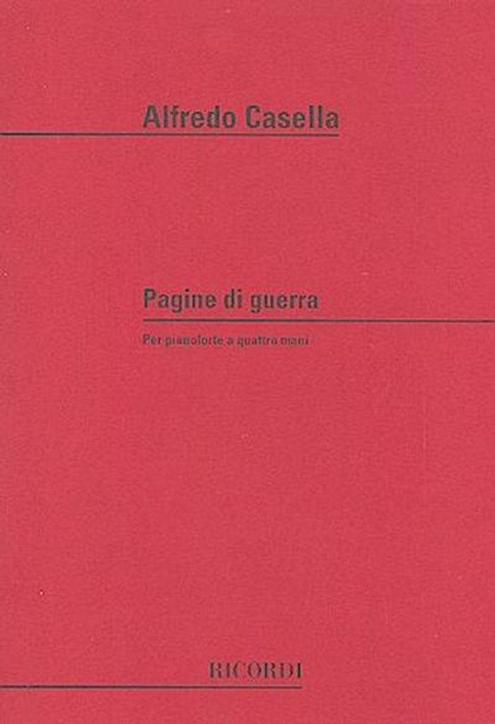 Pagine di guerraper pianoforte a 4 mani