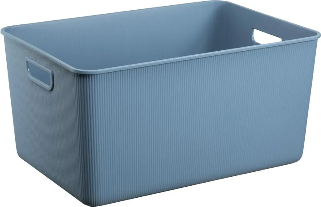 Boîte de rangement AKITA STORAGE L bleue pour en finir avec le désordre