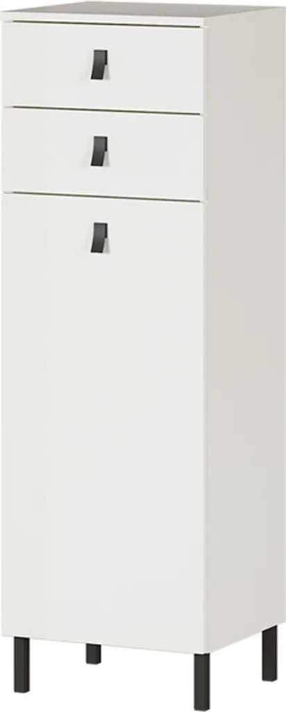 Adieu au désordre : Armoire de salle de bains Orion Blanc Vendomo 80cm