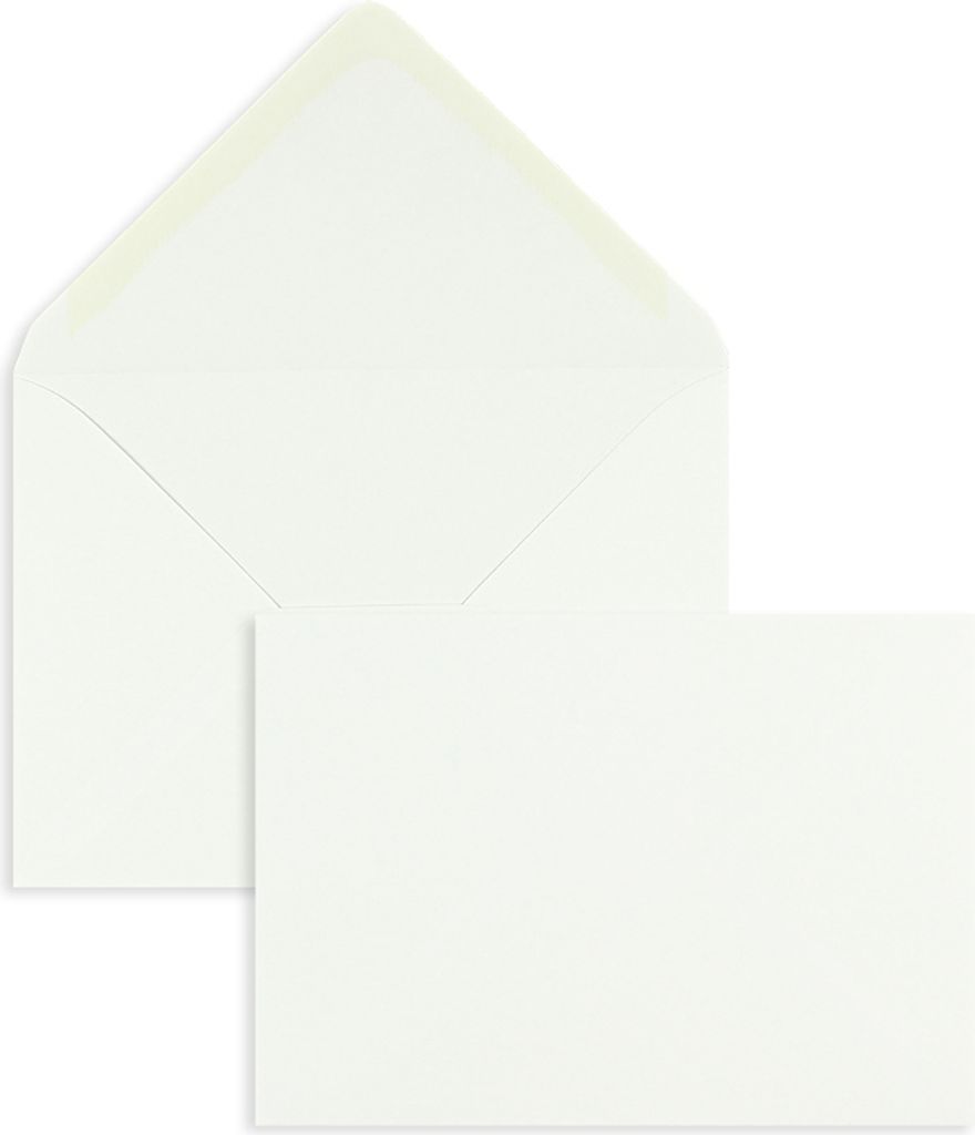 100 Briefumschläge Weiß 125x176 mm ( DIN B6) mit Produktbild 1