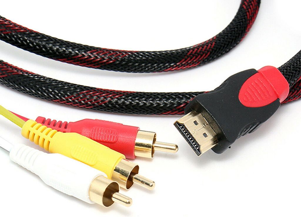 MMOBIEL HDMI zu 3RCA Audio Video AV Kabel Chinch Stecker Produktbild 5