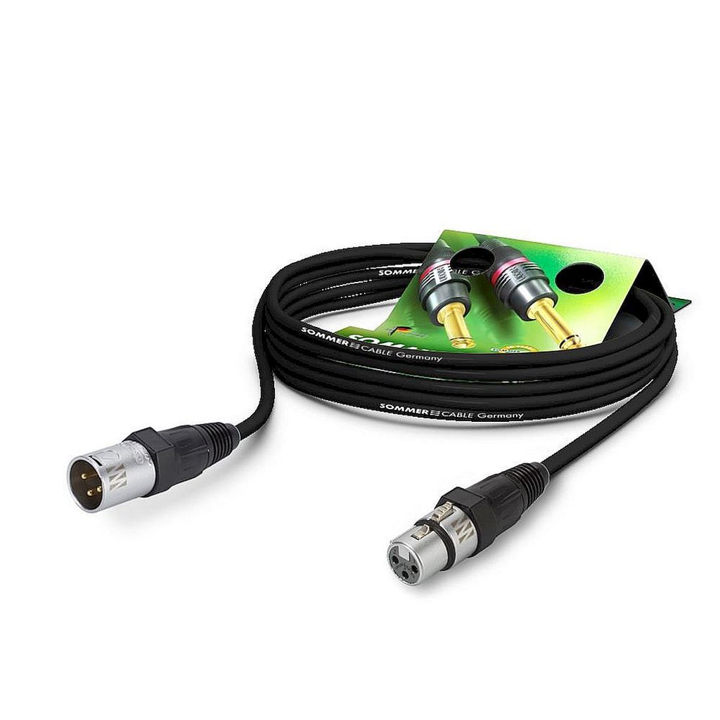 Mikrofonkabel SC-Galileo 238, 2 x 0.38 mm² | XLR / XLR, NEUTRIK | 7,50m | schwarz | schwarz