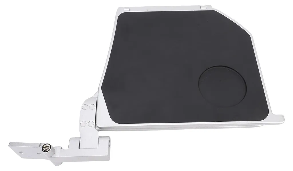 Tablette pliable en aluminium pour accoudoir de véhicule multifonction
