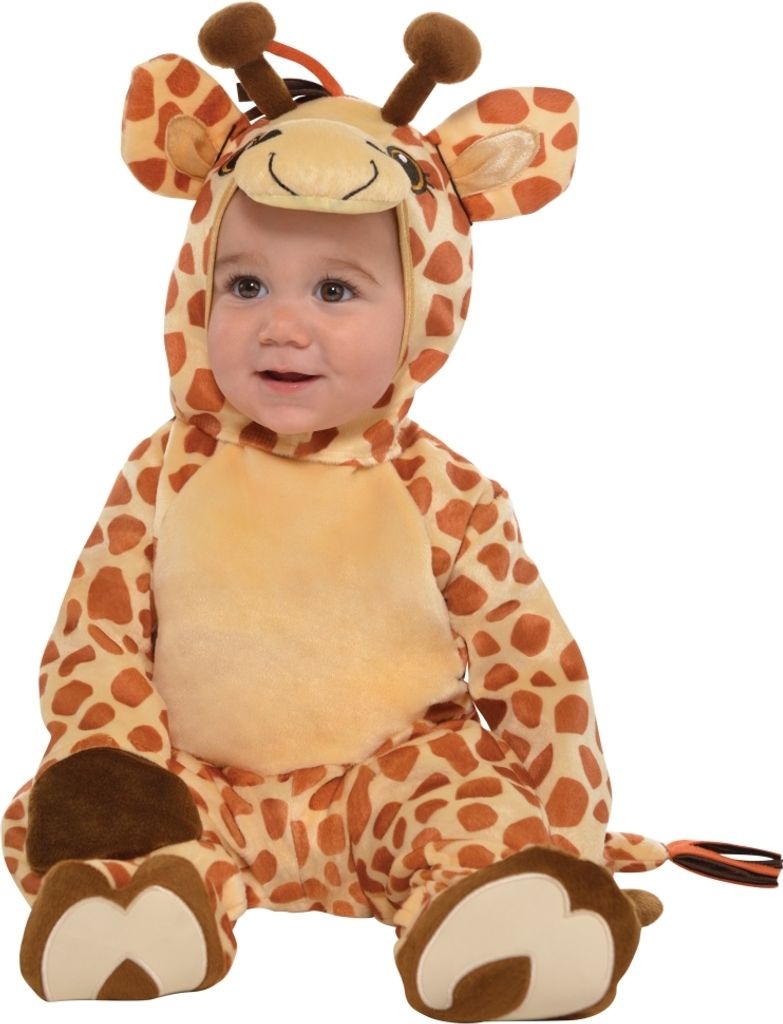 Flauschiges Giraffen Baby Kostüm