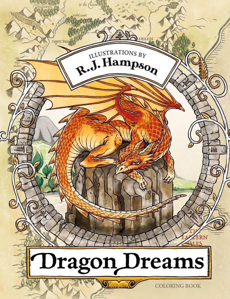 Dragon Dreams Coloring Book