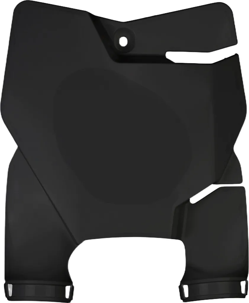 Targhetta numero di gara UFO PLAST Copertura targhetta numero frontale, colore: nero