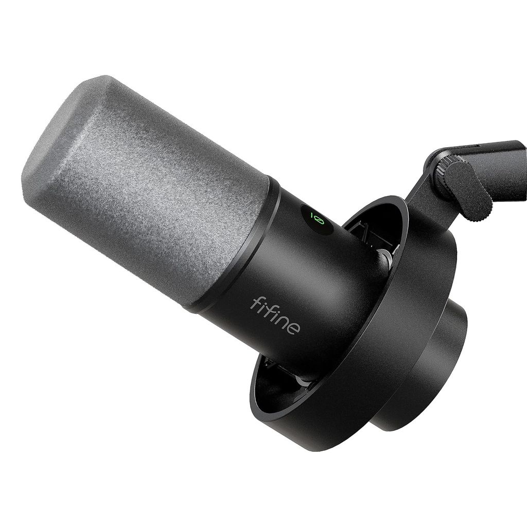 FIFINE USB Microphone XLR Dynamisches Mikrofon PC für Streaming Podcast Gaming