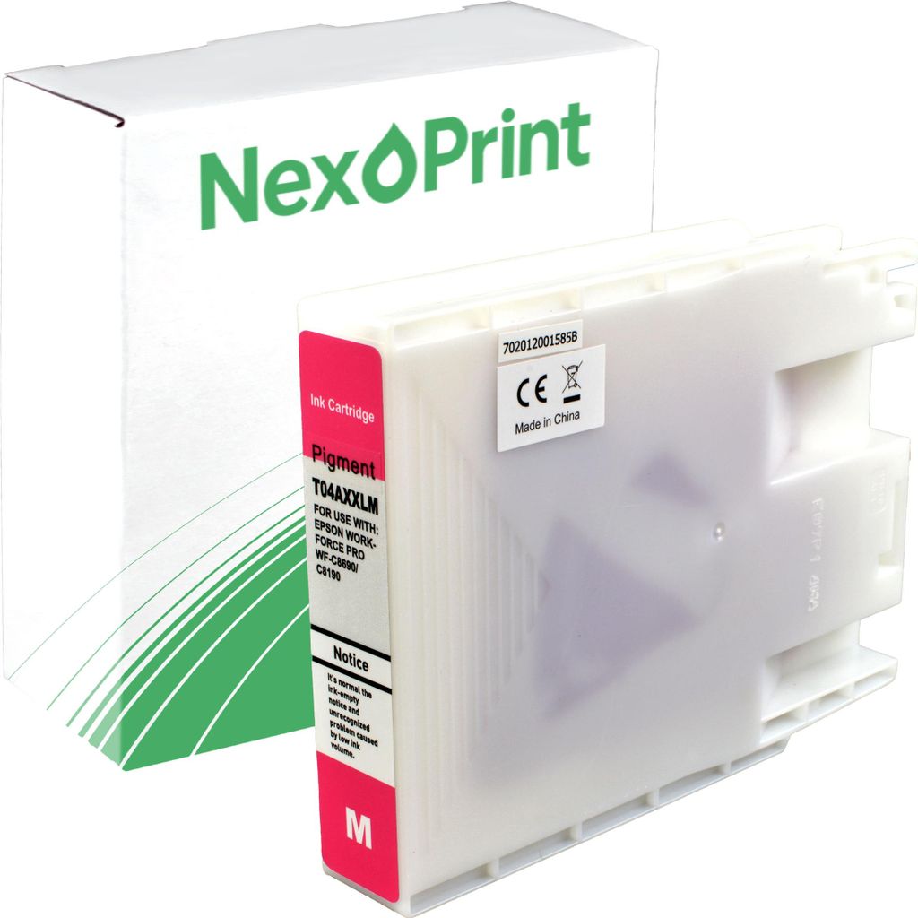 NexoPrint C13T04A340 magenta Druckerpatronen kompatibel zu Epson WorkForce Pro WF-C 8190 DW WorkForce Pro WF-C 8190 DW BAM WorkForce Pro WF-C 8690 ...