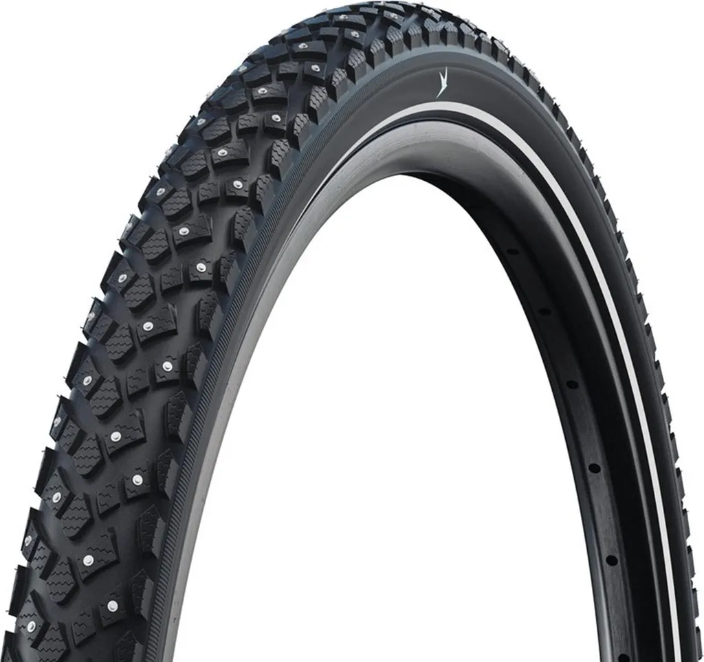 Anti-crevaison et Anti-glisse : Pneu Schwalbe Marathon Plus Spike 26x2