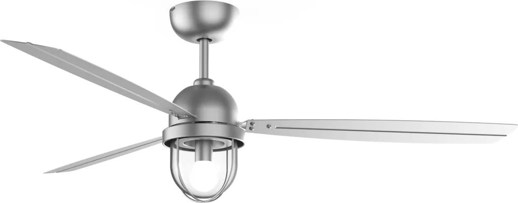 Ventilateur de plafond silencieux Mariner Nickel 135 cm contre la chaleur