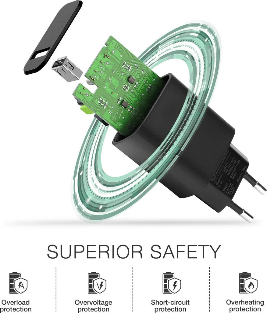 Cavo USB Type-C Subtel 1m Per DJI Smart Controller E Logitech Spotlight - Ricarica Rapida 3A E Trasferimento Dati
