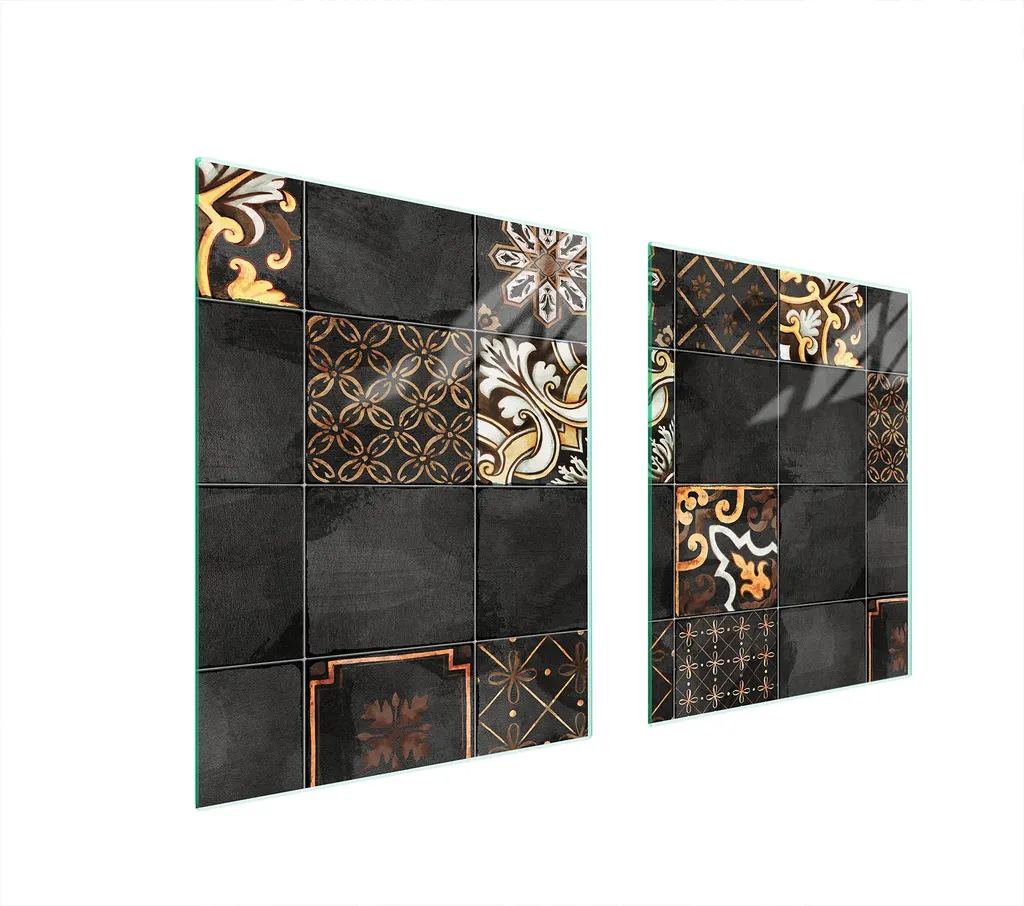 Piastra Vetro Temperato 85x52 MOSAICO | Resistenza e Igiene