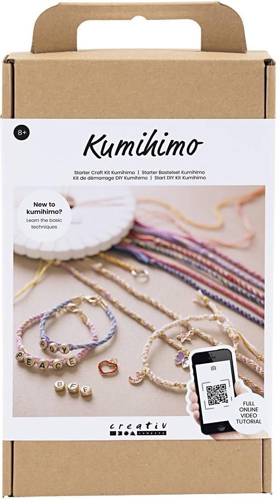 Starter Kreativ Set Kumihimo, Freundschaftsarmband